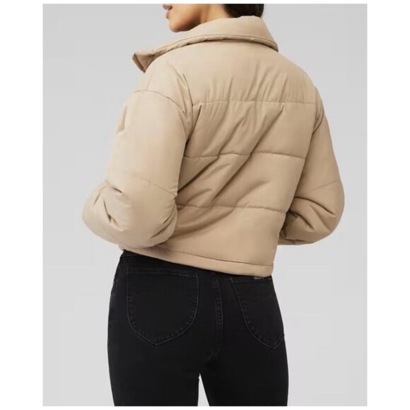 The Fifth Label Remake Tan Cropped Puffer Jacket Size XS - Picture 2 of 7